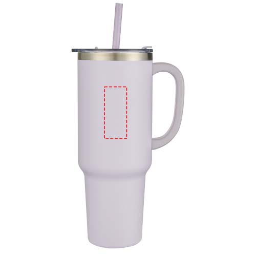 Sydney 1200 ml double wall RCS certified copper vacuum insulated tumbler with straw