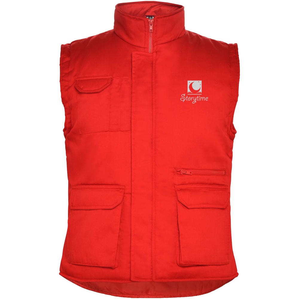 Almanzor multi-purpose workwear bodywarmer with high neck