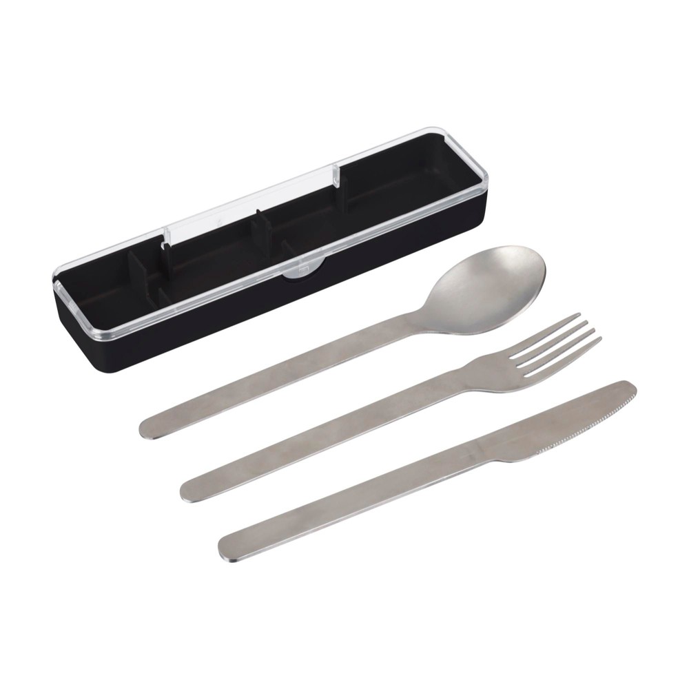 Cutlery set Brisio | 3 pcs - Black