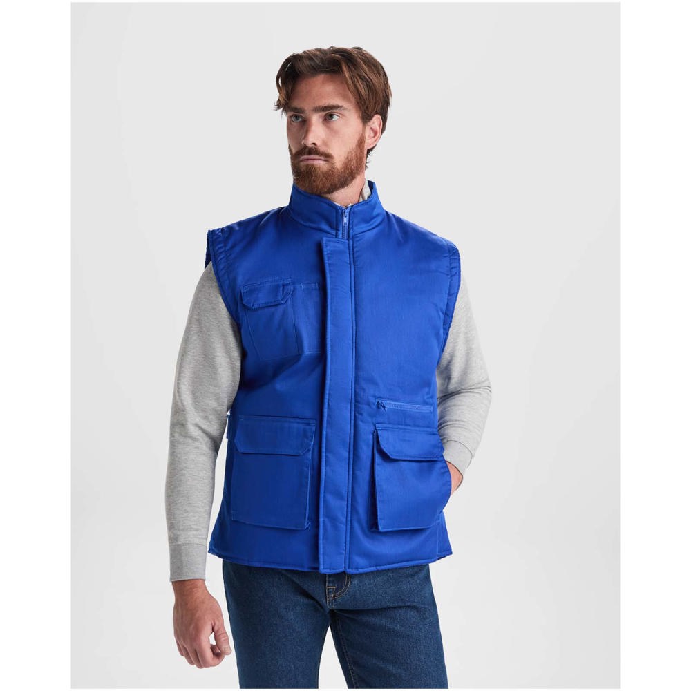 Almanzor multi-purpose workwear bodywarmer with high neck