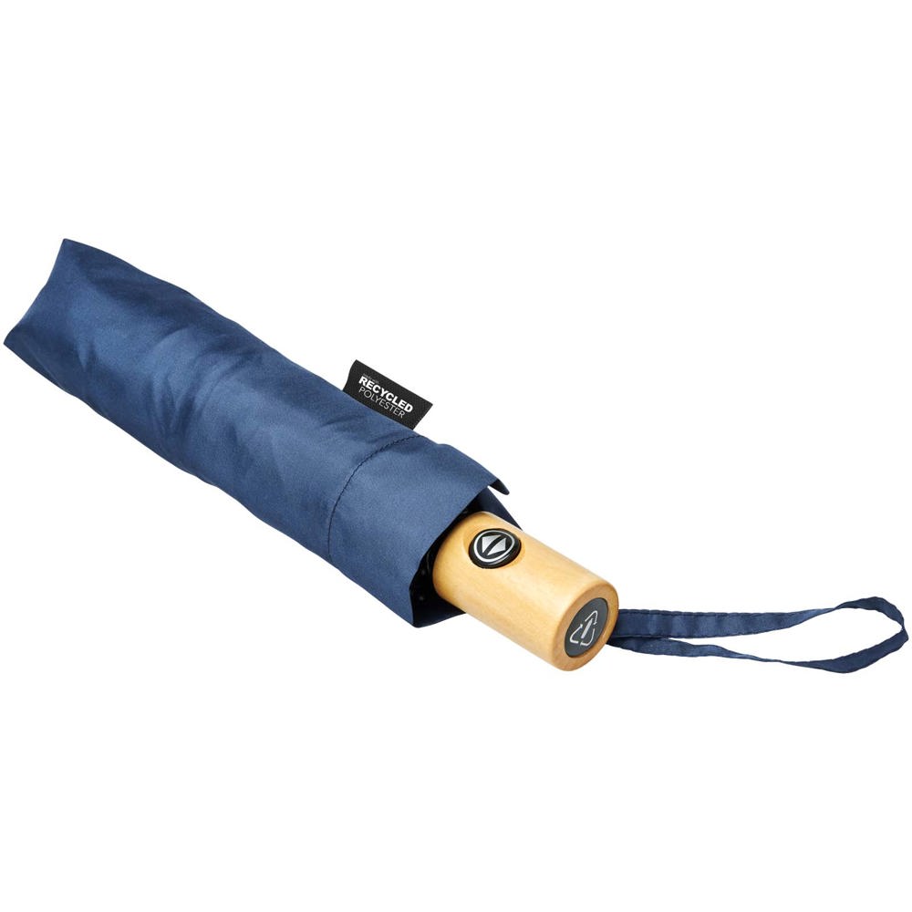 Bo 21" foldable auto open/close recycled PET umbrella