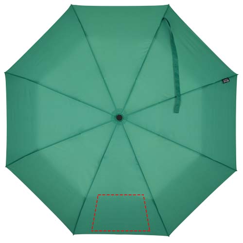 Agnes 21" foldable auto open RPET umbrella