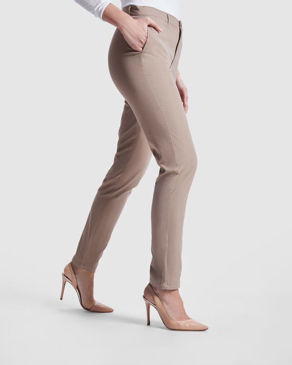 BEVERLY WOMAN CHINO PANTS S/40 NAVY BLUE
