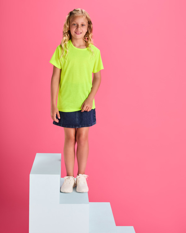 AKITA T-SHIRT S/1/2 FLUOR YELLOW