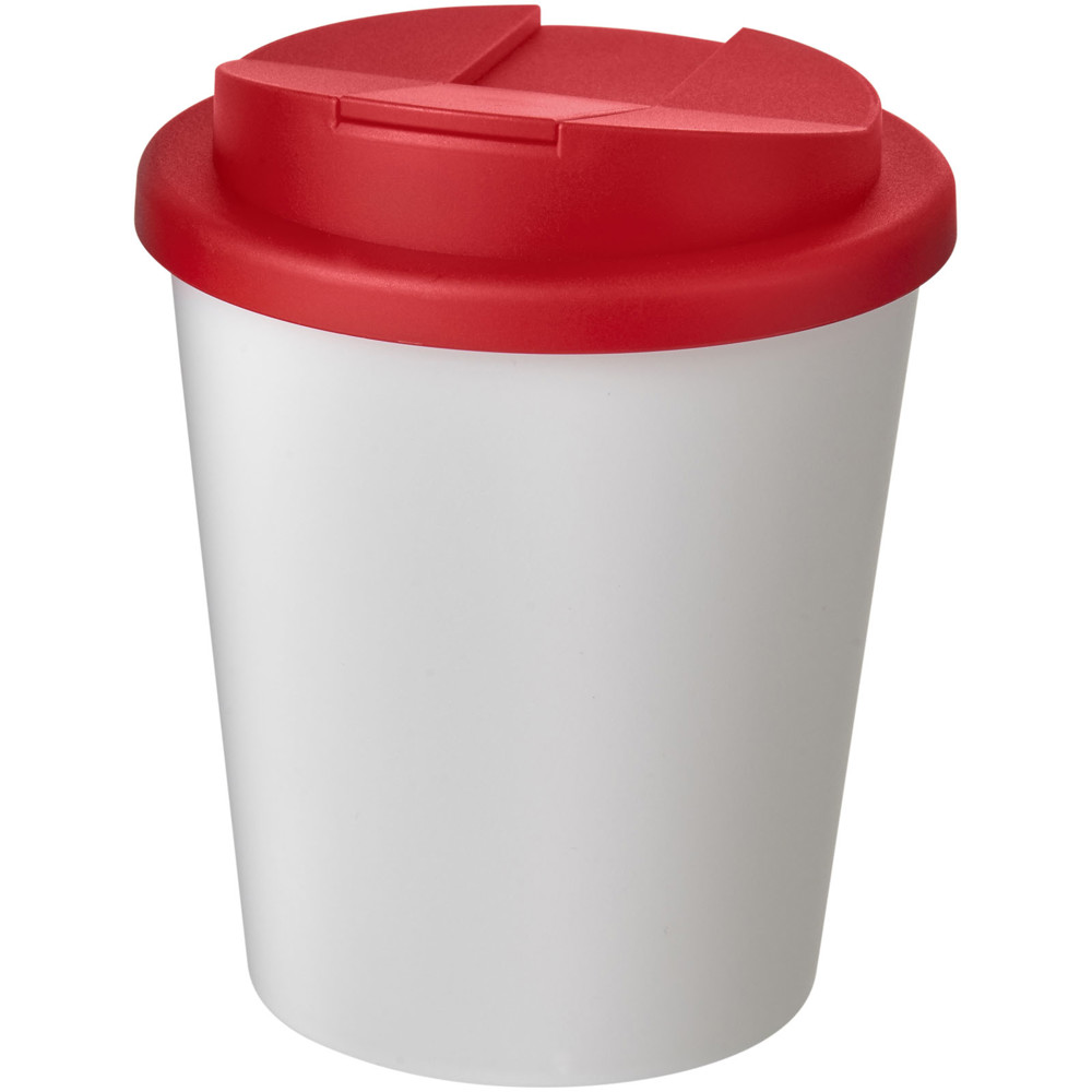 Americano® Espresso 250 ml tumbler with spill-proof lid - White, Red