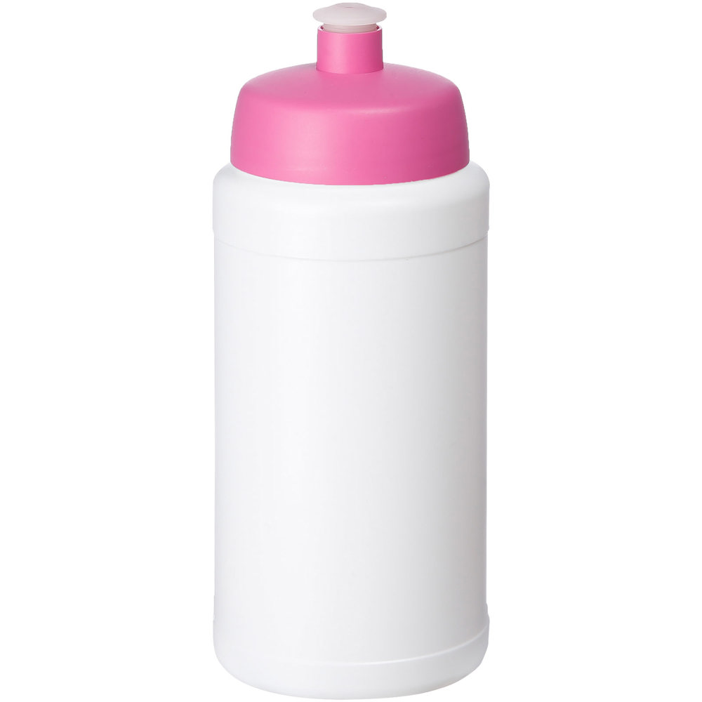 Baseline® Plus 500 ml bottle with sports lid - White, Pink