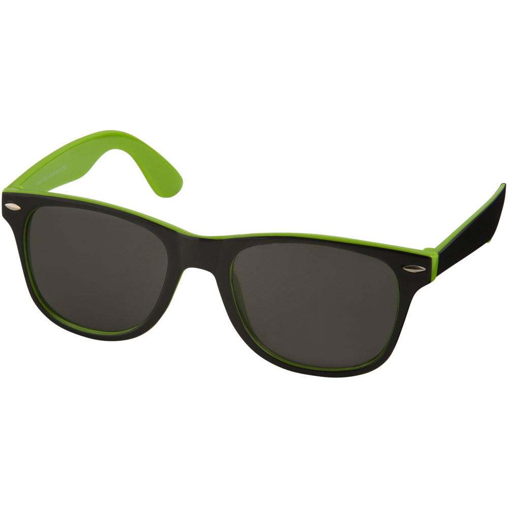 Sun Ray sunglasses with two coloured tones - Lime, Black