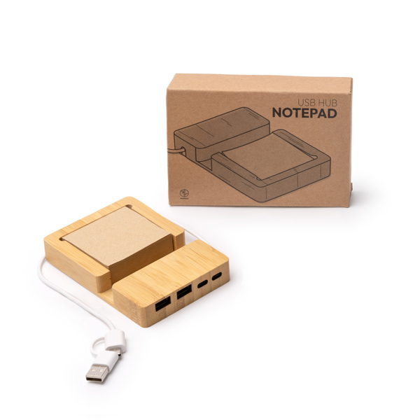 HUB NOTE HOLDER MARIEL NATURAL