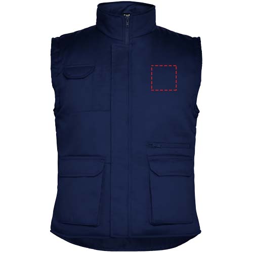 Almanzor multi-purpose workwear bodywarmer with high neck