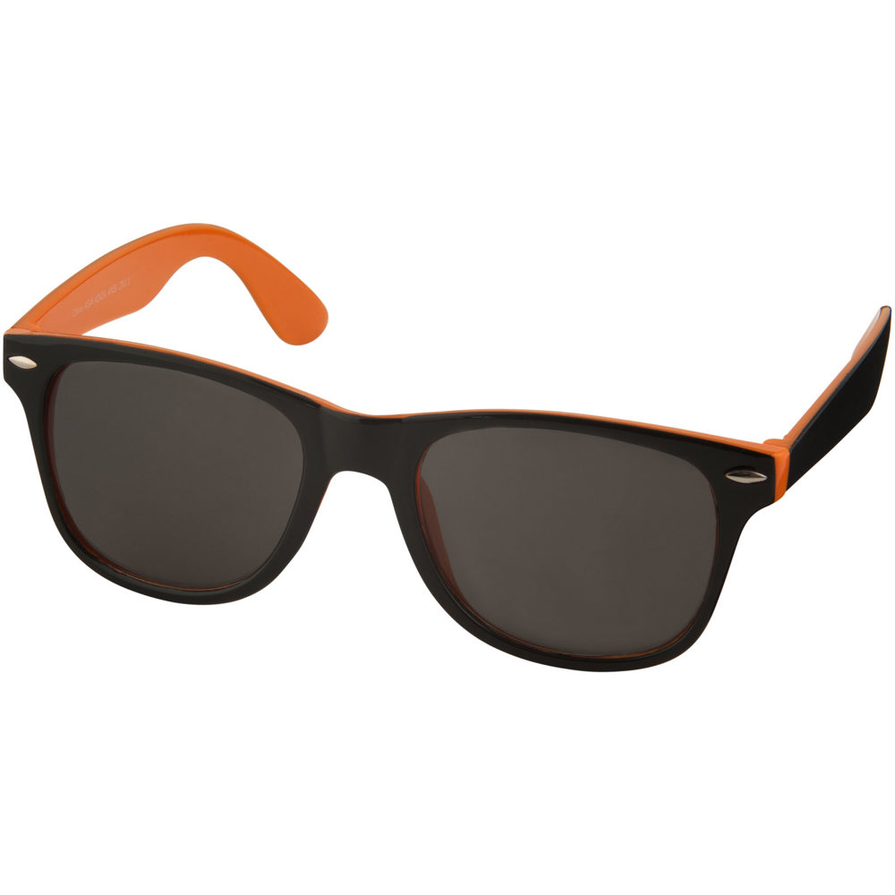 Sun Ray sunglasses with two coloured tones - Orange, Black