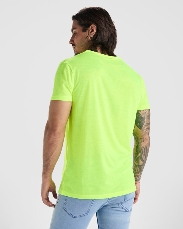 AKITA T-SHIRT S/1/2 FLUOR YELLOW