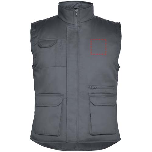 Almanzor multi-purpose workwear bodywarmer with high neck