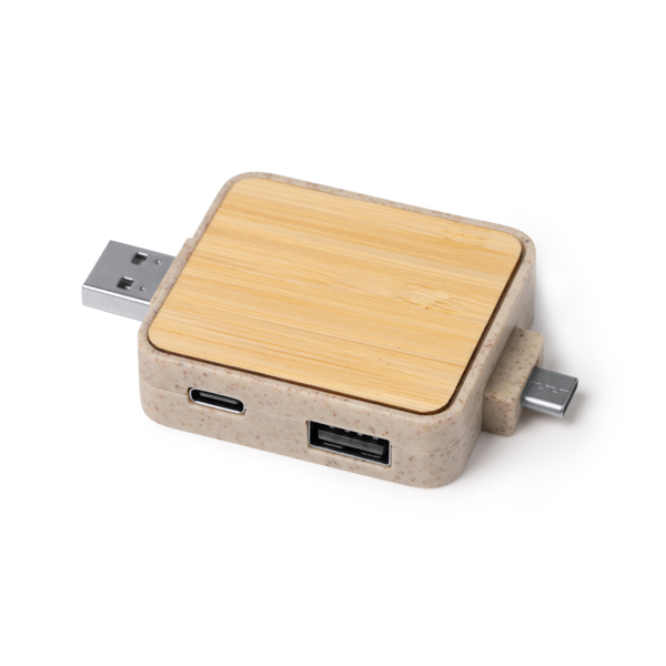 USB HUB PORT CLUNI NATURAL