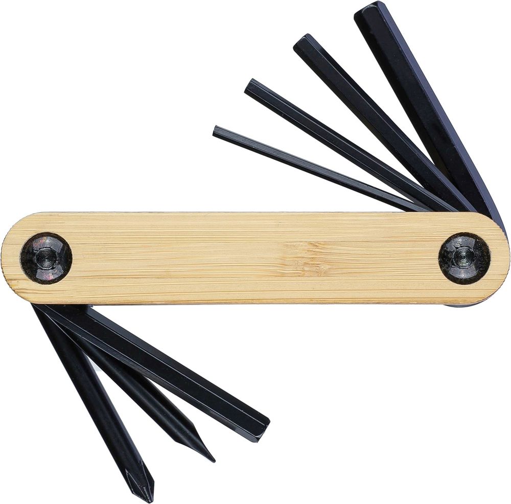 Bike repair set Edna | 7 items | Bamboo