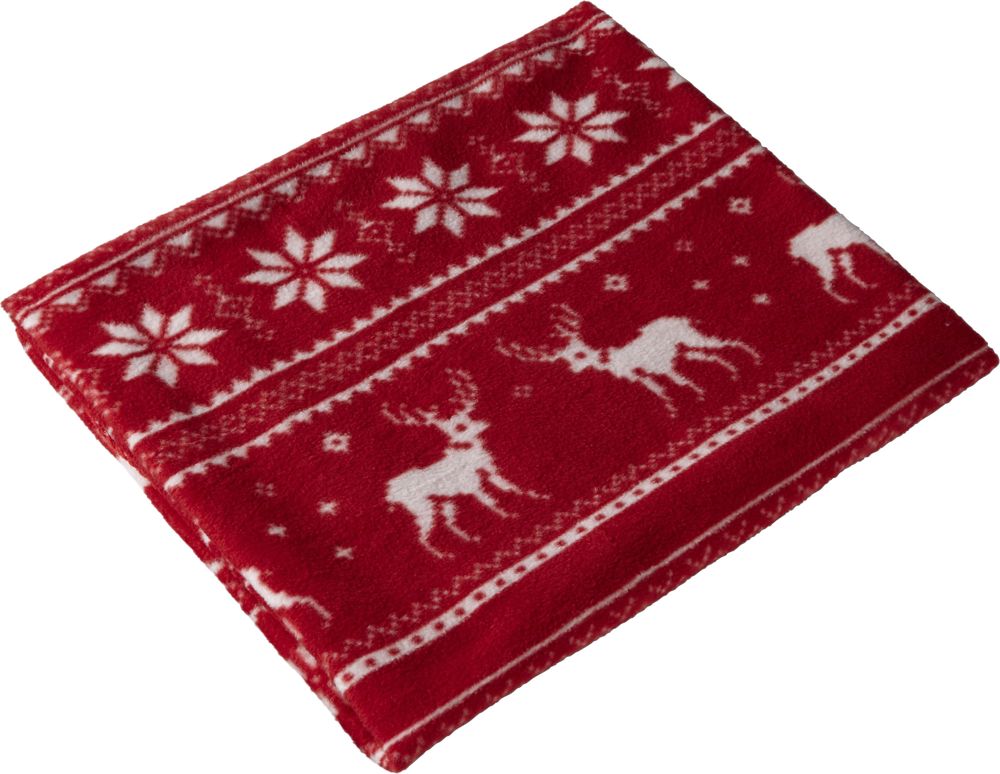 Fleece blanket Jane | Reindeer pattern