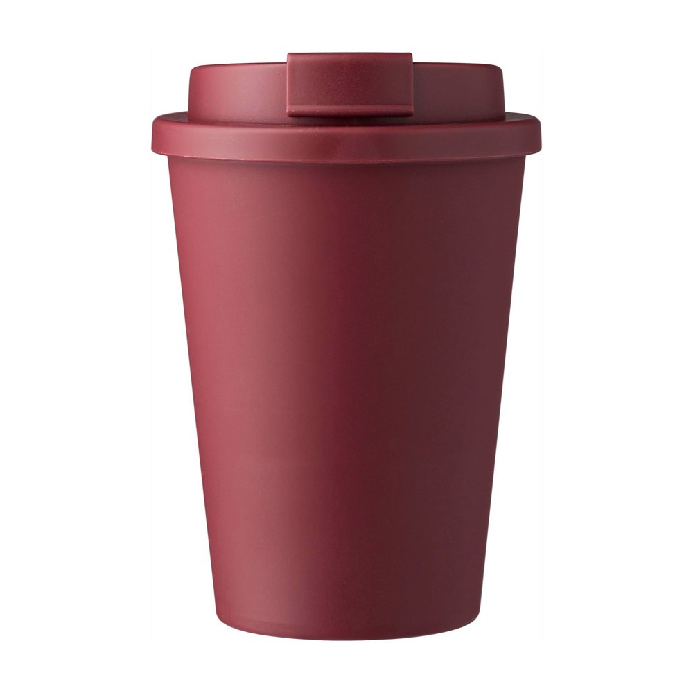 Double-walled mug Gabriela | 350 ml - Burgundy