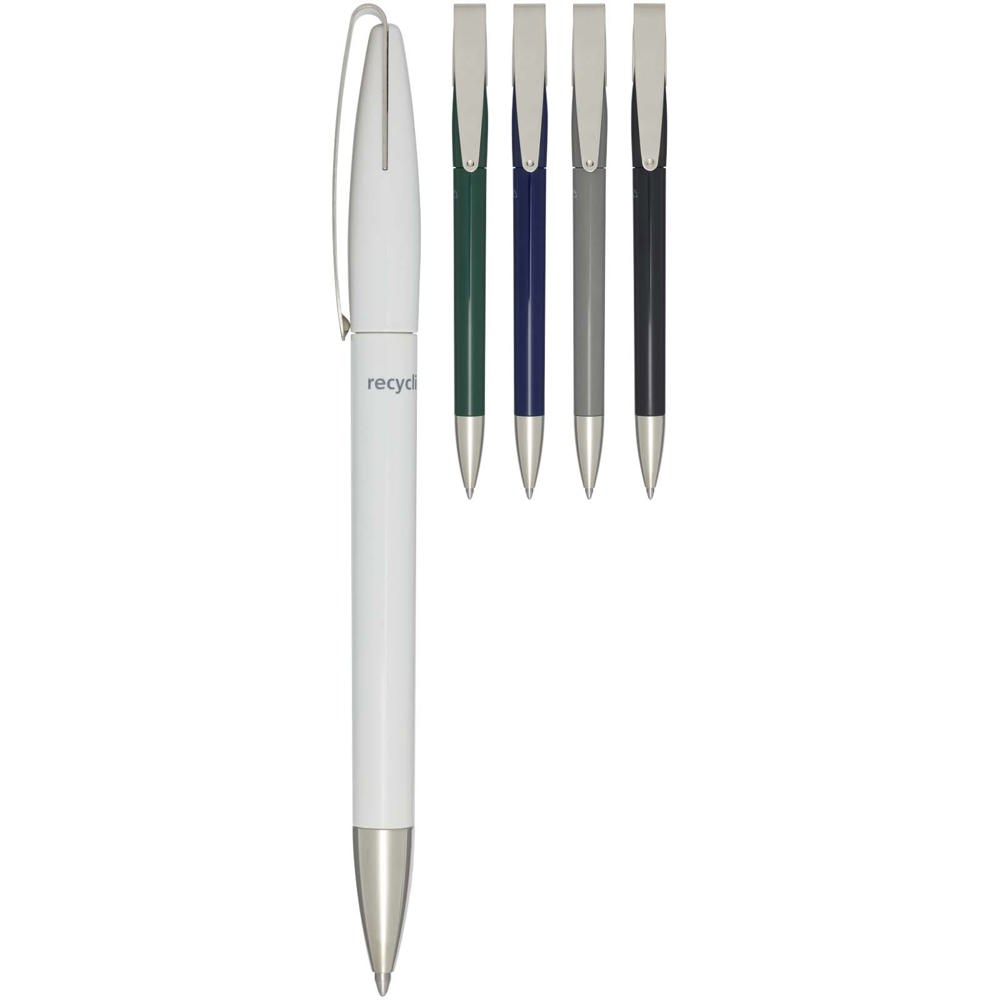 Ana recycled plastic ballpoint pen (blue ink)