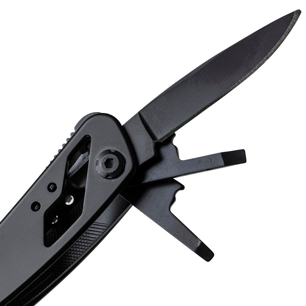 Black aluminium multitool Ariane