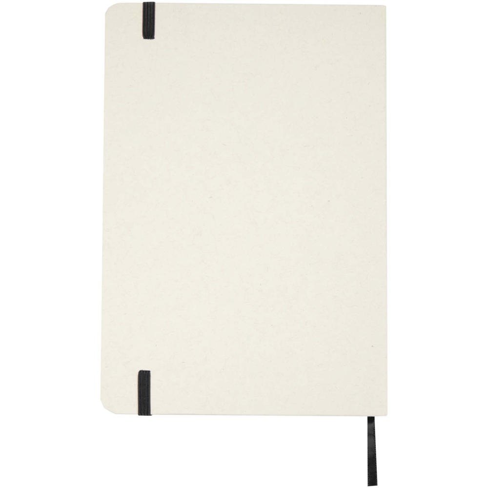 Bass A5 recycled hard cover notebook with lined pages