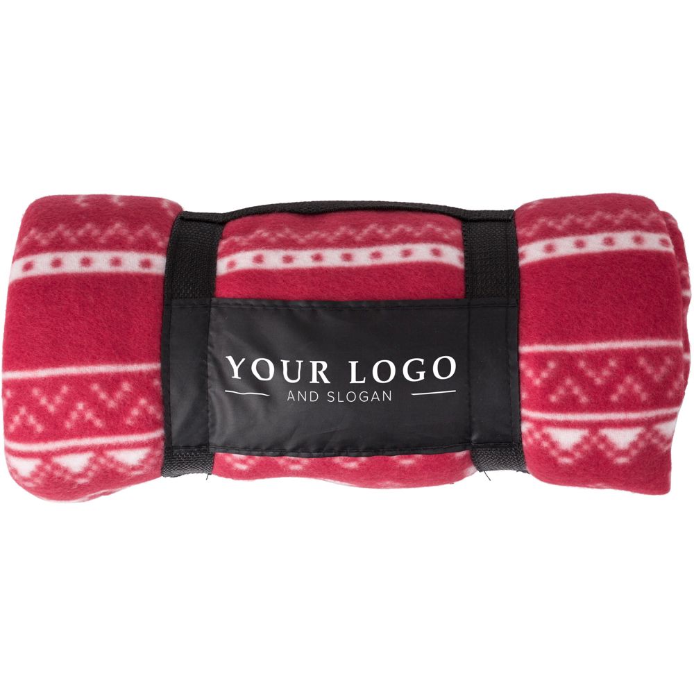 Fleece blanket Jane | Reindeer pattern