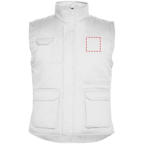 Almanzor multi-purpose workwear bodywarmer with high neck