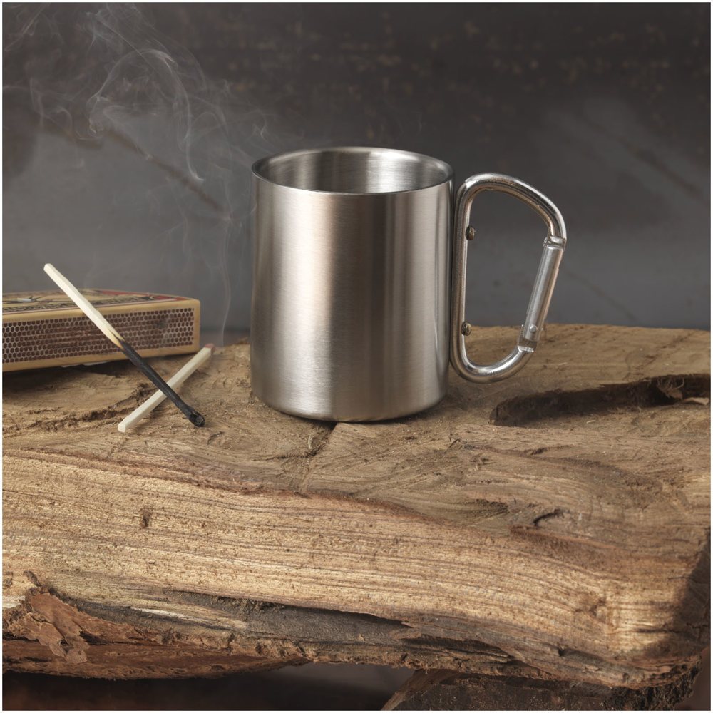 Alps 200 ml insulated mug with carabiner