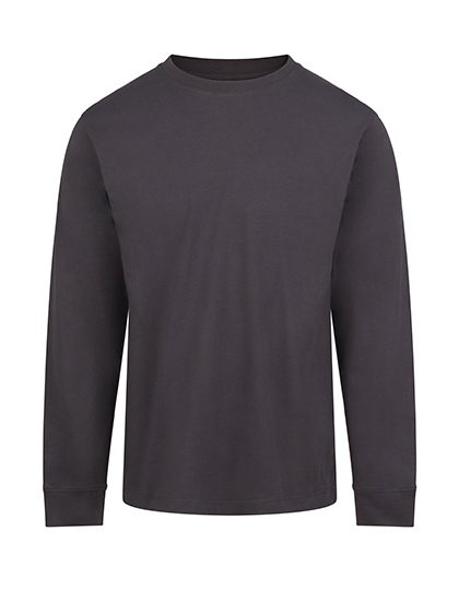 AWDis T - AWDis 180 Long Sleeve T - Solid Charcoal