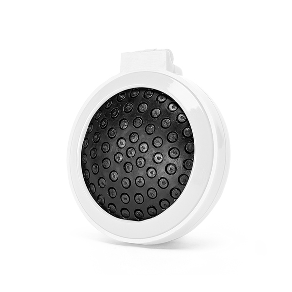 BLUNT FOLDING BRUSH WITH MIRROR WHITE