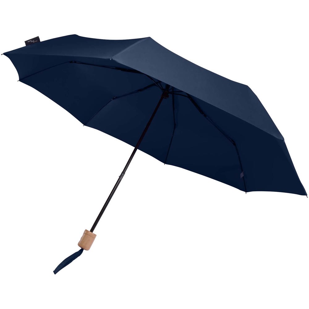 Dane 21" RPET foldable umbrella - Navy