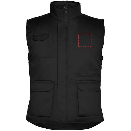 Almanzor multi-purpose workwear bodywarmer with high neck