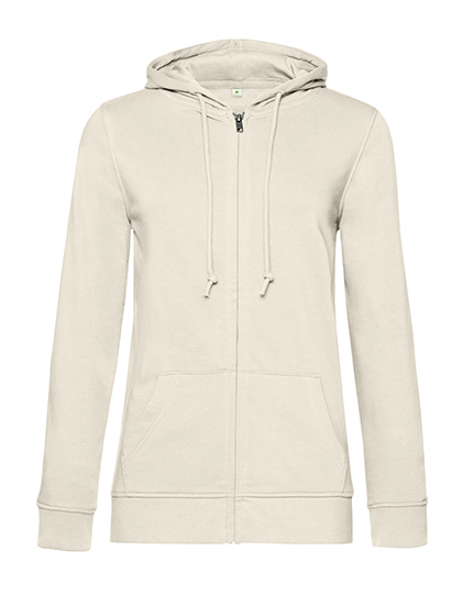B&C BE INSPIRED - Inspire Zipped Hood Jacket /Women_° - Off White