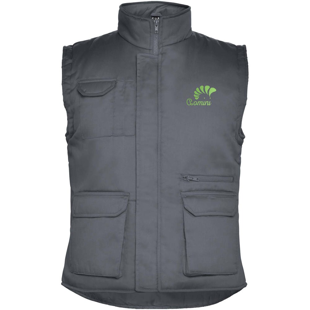 Almanzor multi-purpose workwear bodywarmer with high neck