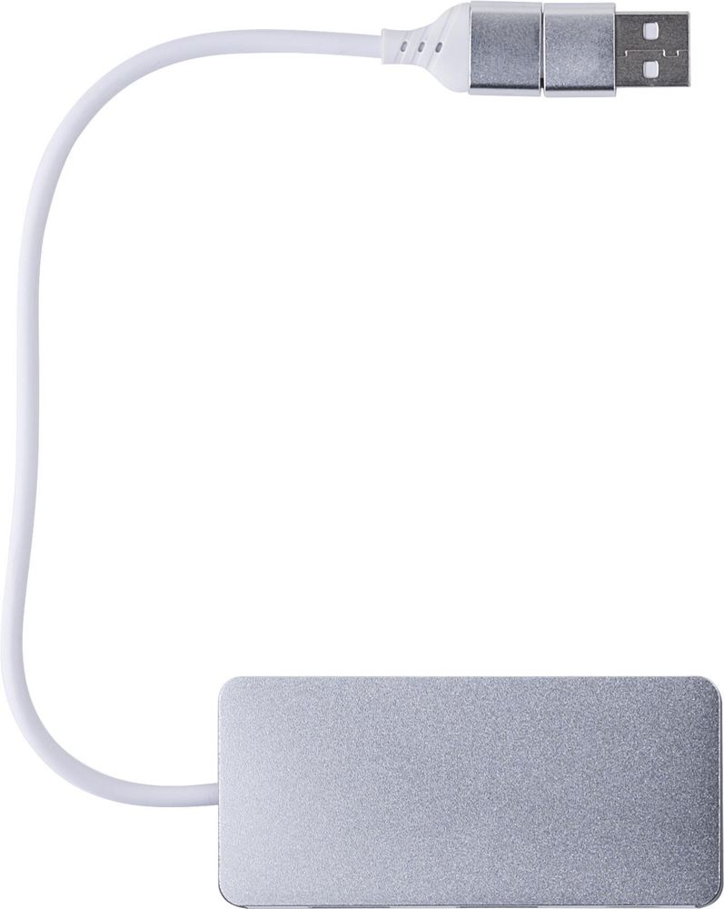 USB hub Layton | Aluminum | 3 ports - Silver