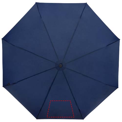 Birgit 21'' foldable windproof recycled PET umbrella
