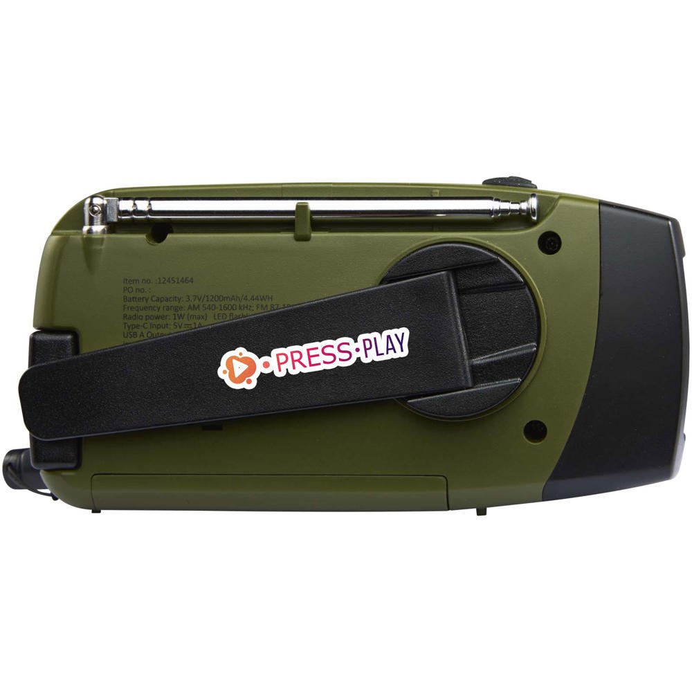 Avior RCS recycled plastic emergency radio