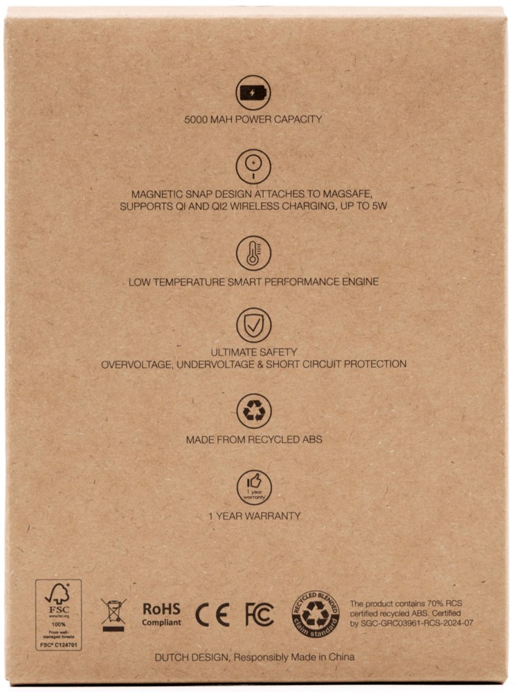 BrandCharger power bank Powercharge Air | 5,000 mAh