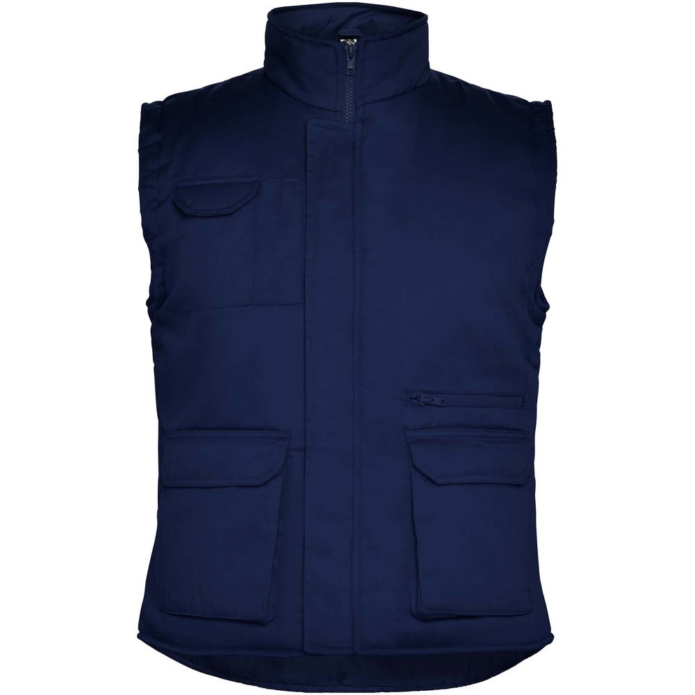 Almanzor multi-purpose workwear bodywarmer with high neck - NAVY BLUE